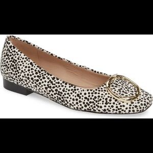 Something Navy Animal Print Flats